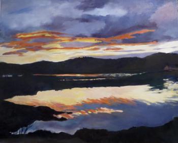 “Spiritual,” a 24” x 30” oil on canvas by Marcia Brandwein. Website image Marcia Brandwein
