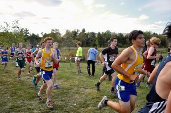 Freshmen Kaleb Ames, left, and Graham Harris. Courtesy of Kerrin Erhard