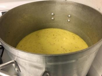 Cathy Pinkham’s fish chowder. SUZI THAYER/Boothbay Register