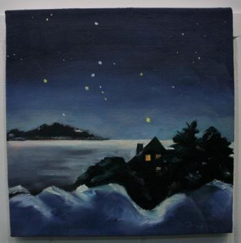 “Orion’s Watch” oil by Brooke Pacy. Brooke Pacy