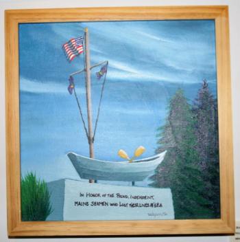 “Fishermen’s Memorial” – acrylic – Sally G. Smith Sally G. Smith