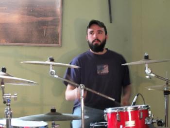 Drummer Jake Sawyer. LISA KRISTOFF/Boothbay Register