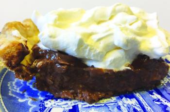 A piece of a full-sized chocolate cream pie is awesome, but not as cute as a mini one. SUZI THAYER/Boothbay Register