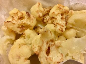 Deep-fried cauliflower is crunchy on the outside and sweet (not greasy) on the inside. SUZI THAYER/Boothbay Register