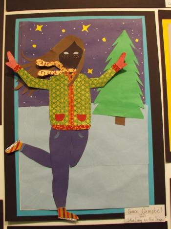 “Skater Girl,” Grace Campbell. Grade 7, BRES