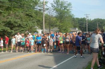 Race start. ART MAYERS/Boothbay Register