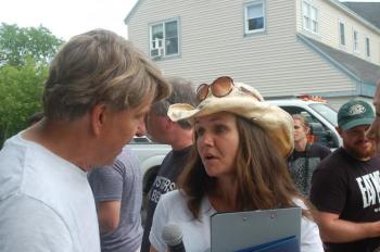 Event producers Rory Strunk and Sarah-Taylor Wieluns. ART MAYERS/Boothbay Register