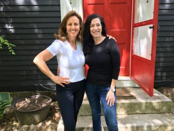 Lisa Dalton, left, and Michelle Adams at their new business on Westport Island, Squire Tarbox Inn. SUZI THAYER/Boothbay Register