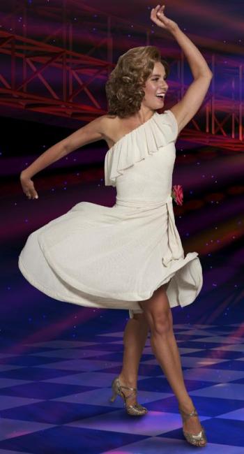 Alexandra Matteo as Tony’s love interest, Stephanie, in the musical version of “Saturday Night Fever.” Aaron Flacke photo