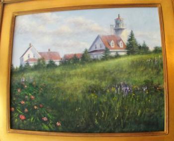 “Monhegan Light,” 16” x 20” oil by Roger Milinowski Roger Milinowski