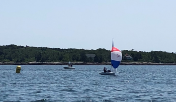 Beauregard and Barclay breeze to a win in race 9. Courtesy of Charles Barclay
