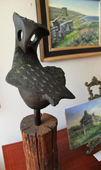Bronze “Owl” 12 inches high - Roger Milinowski Roger Milinowski
