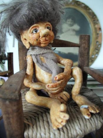 Due to the critter’s frog-like feet, the name “Polly Wog” came to Cecile Clifford, and the Wog Family was born. Cecile Clifford
