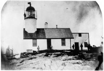 An early photo of Hendricks Head Lighthouse. Courtesy photo
