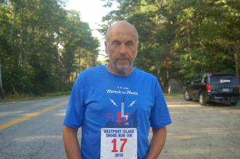 Swedish runner Jerk Hedberg. ART MAYERS/Wiscasset Newspaper