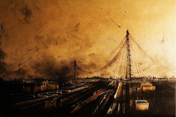 Florentine oil painter Marco Minozzi’s show at Gold/Smith Gallery is his first premiere exhibit in America. Courtesy of the gallery Marco Minozzi
