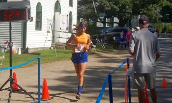 Serena Blasius, 16, of Friendship was the youngest runner. ART MAYERS/Wiscasset Newspaper