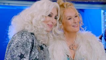 Legendary performers Cher and Meryl Streep make brief appearances in “Mama Mia! Here We Go Again,” playing at the Lincoln Theater. Courtesy of Andrew Fenniman