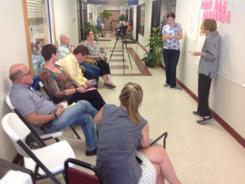 Patients design their own treatment experience at the BRHC tick-borne disease workshop Sept. 16. Courtesy of David Lance/BRHC