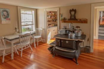 The kitchen in the Burnt Island lightkeeper’s quarters. Mike Leonard photo