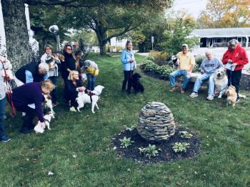 The gathering. KELLIE BIGOS/Boothbay Register