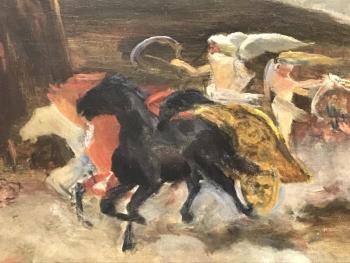 Closeup of “Gates of Hell,” by Morgan Rhees.