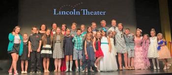The Y-Arts cast of “I Love Maine” the movie musical at the world premiere at the Lincoln Theater in late August. Emily Mirabile photo