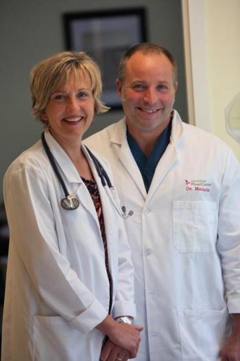 In addition to seeing patients at its offices on the St. Andrews Campus in Boothbay Harbor, the LincolnHealth Wound Center will begin seeing patients on the LincolnHealth – Miles Campus in Damariscotta on Monday, Dec. 3. Pictured are Advanced Practice Registered Nurse Bonnie Rademacher-Flis with Wound Center Medical Director Mark Mainella, DO. Courtesy of LincolnHealth