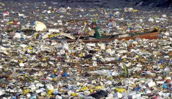A garbage patch in the Sargasso Sea. Courtesy of NOAA
