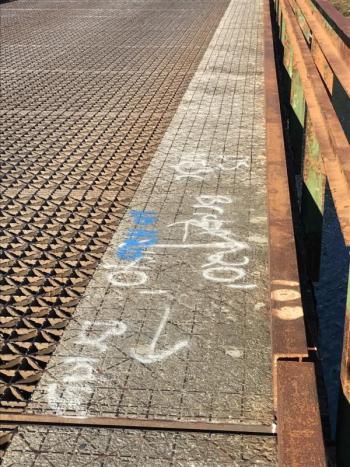 Bridge codes. KELLIE BIGOS/Boothbay Register