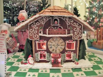 “Santa’s Cuckoo” was awarded the coveted Most Spectacular award at The Dough Ball Dec. 14. Susan Brackett’s Santa’s Cukoo gingerbread