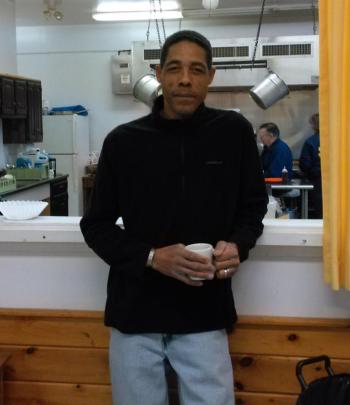 Veteran Christopher Armstead of Edgecomb helped keep things moving smoothly. JANE CARPENTER/Boothbay Register