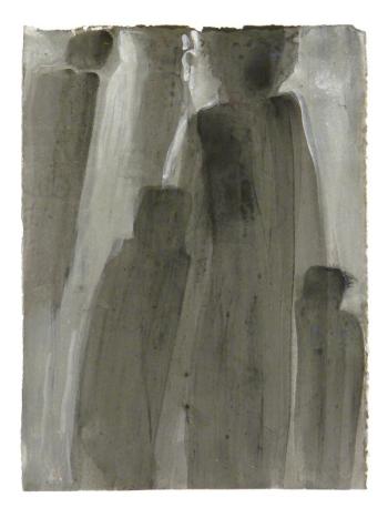 Abby Shahn painting paired with the poem “Even When She Becomes” by Mark Melnicove. Courtesy of Mark Melnicove Abby Shahn - Ghosts series