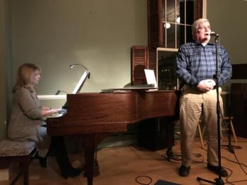 Betsy DeGroff and Gerry Gamage. KELLIE BIGOS/Boothbay Register