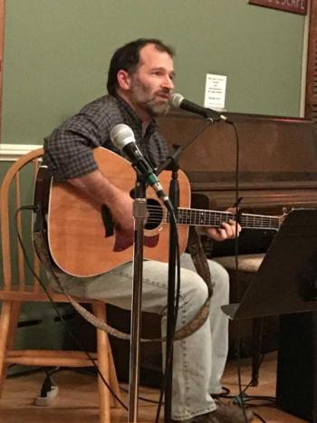 Chip Schwehm adds comic relief. KELLIE BIGOS/Boothbay Register