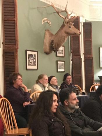 The engrossed audience. KELLIE BIGOS/Boothbay Register