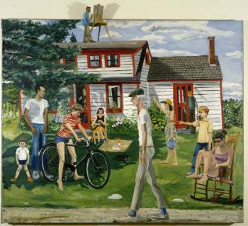 “Slab City Rendezvous” - Red Grooms, 1964