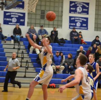 Boothbay (13-4) beat Mount Abram 81-55 Jan. 31 and is in fourth place in the Class C South Heal point standings. BILL PEARSON/Boothbay Register