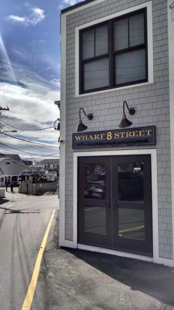 Rear view of 8 Wharf St., soon home to Sea Bags. MARGARET HOFFMAN/Boothbay Register