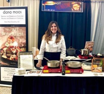 Dana Moos, real estate broker, cookbook author and chef. Courtesy photo