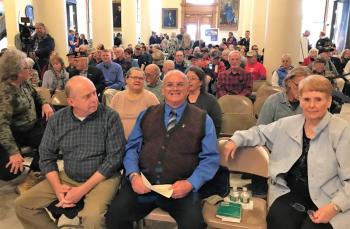The Boothbay region was well represented at the ceremony. Sarah Sherman photo