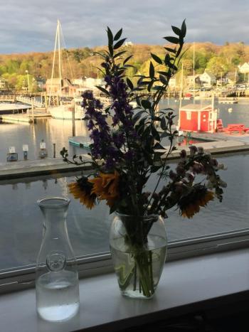 A view of the footbridge from Taka. KELLIE BIGOS/Boothbay Register
