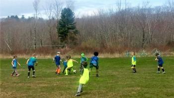 Focused playing. LISA KRISTOFF/Boothbay Register