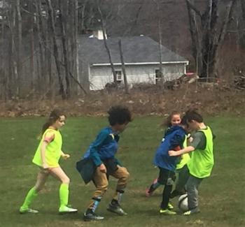 Who’ll have the ball in the end? LISA KRISTOFF/Boothbay Register