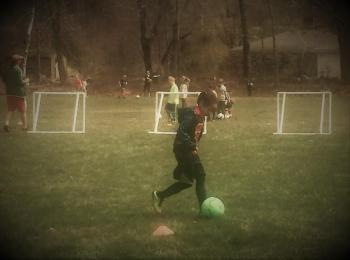 Ball control. LISA KRISTOFF/Boothbay Register