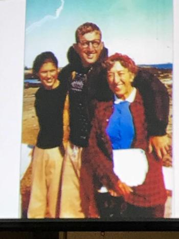 Helen Meserve, Ham Meserve and Margaret Hamilton. Courtesy of Ham Meserve