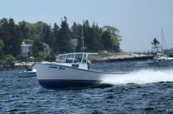 Little Girl won the Fastest Lobster Boat race and a few races. STEVE EDWARDS/Boothbay Register