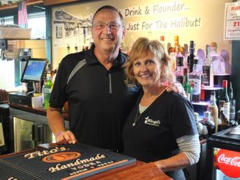 After eight years as governor, Paul LePage is joining wife Ann LePage in a new type of public service this summer at McSeagulls Restaurant. BILL PEARSON/Boothbay Register