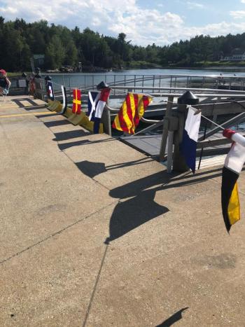 The HYS grounds were dressed for the Community & Customer Appreciation Day BBQ. JENNY BENNETT/Boothbay Register