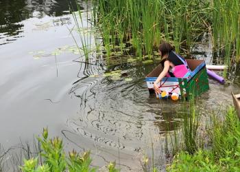 A boatbuilder attempts her trip across the pond. JENNY BENNETT/Boothbay Register